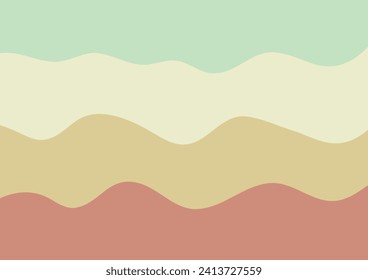 Abstract design in the form of colorful waves.