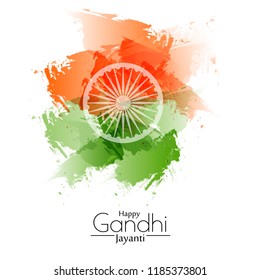 Abstract design for gandhi jayanti.