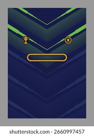Abstract Design Geometric Gaming Theme