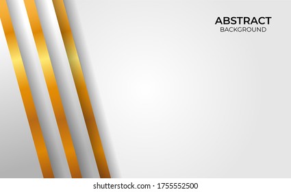 Abstract design geometric gold and gray style