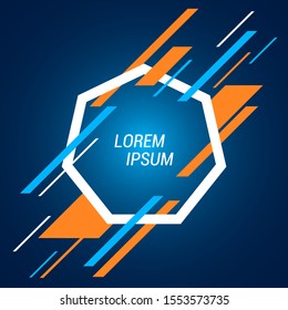Abstract design with geometric pattern design and background. Modern design of cover, template, flyer.