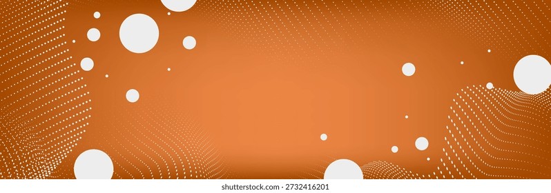 Abstract design with geometric shapes - Trendy orange Gradient. Abstract color combination white and orange background