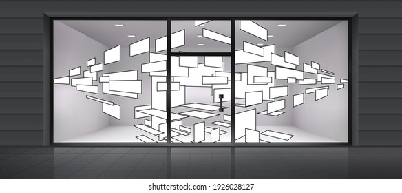 Abstract design for glass and wall graphics. Glass graphics design for Office, Train station, Supermarket, Store, Shop, Mall, Boutique, Home glass partition.