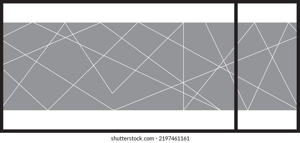 Abstract design for glass and wall graphics. Glass graphics design for Office, Train station, Supermarket, Store, Shop, Mall, Home glass partition.