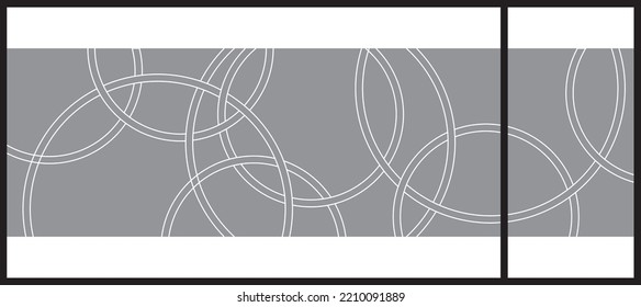 Abstract design for glass and wall graphics. Glass graphics design for Office, Train station, Supermarket, Store, Shop, Mall.