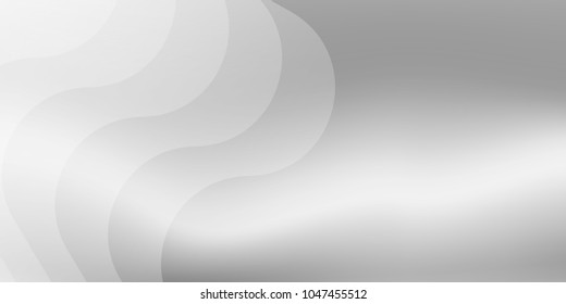 Abstract design gray wavy tech geometric gradient background Vector illustration.