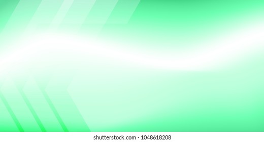 Abstract design green triangle geometry gradient technology background vector illustration.