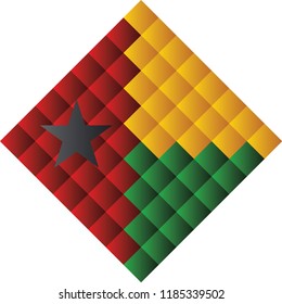 Abstract design for Guinea bissau.