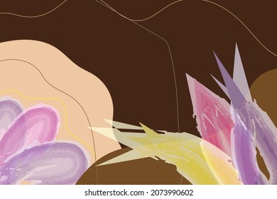 abstract design hand drawn background, banner, layout, template classic
