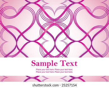 abstract design heart vector illustration