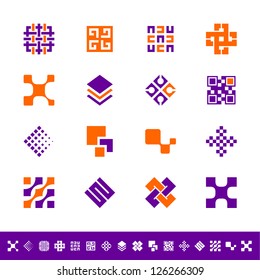 Abstract design icons