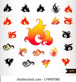 Abstract design icons