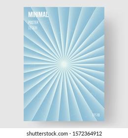 Abstract design, illustration of poster. Colorful lines and constellations. Colors name: italian ice, dark sky blue. Template, cover. Concept design. Eps10 vector.