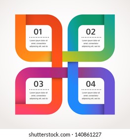 Abstract design and infographics, background, vector icon