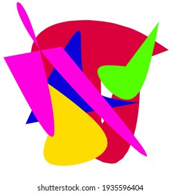 un diseño abstracto con un doodle de color interesante.
y tiene como objetivo comyoh colorear proyectos de diseño.