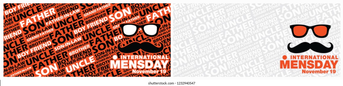 Abstract Design for International Men's Day