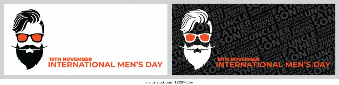 Abstract Design for International Men's Day