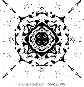 Abstract design isolated on a white background.