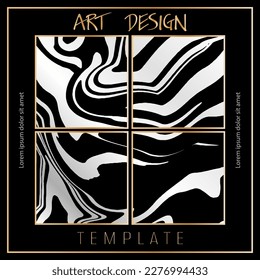 Abstract design layout. Corporate graphics template for covers, posters, posters, banners, booklets, backgrounds, business cards. Creative style for interiors, decorations and creative ideas