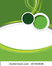 Abstract design layout template