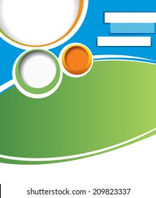 Abstract design layout template