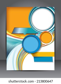 Abstract design layout template 