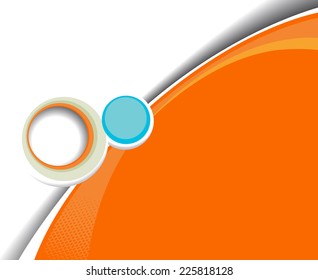 Abstract design layout template