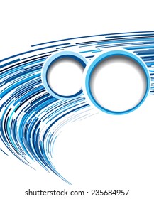 Abstract design layout template