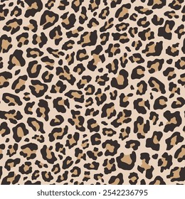 Abstract design leopard animal skin seamless pattern. Jaguar, leopard, cheetah. Black and white seamless camouflage background.