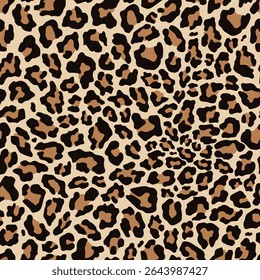 Padrão sem emenda de pele de leopardo de design abstrato. Jaguar, leopardo, chita. Fundo de camuflagem sem costura preto e branco.