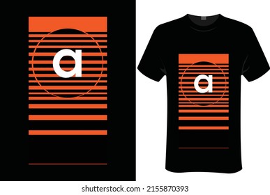 Abstract design letter a | unisex t-shirt design, this design is for print-on-demand t-shirt printing businesses and to upload online stores as well. 100% royalty-free editable file.Eps 10 vector file