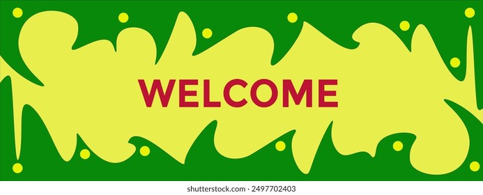 an abstract design like a frame with writing in the middle. can be used as the front page of a website and for other purposes
