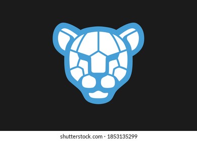 Abstract Design of Lioness Head