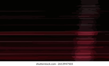 Abstract design with liquid lines and red color combination