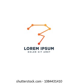 abstract design logo concept