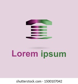 Abstract design logo concept. Eps 10. Use for business company