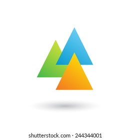 Abstract design logo icon template.