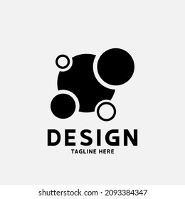 Abstract design logo minimalist, Vector graphic illustration for t shirt and other