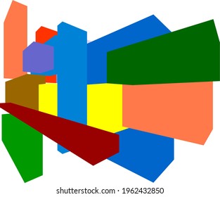 abstract design with many colors. 