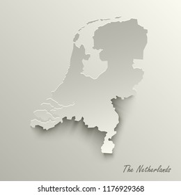 Abstract design map Kingdom of the Netherlands template