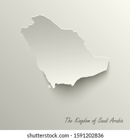 Abstract design map the Kingdom of Saudi Arabia template