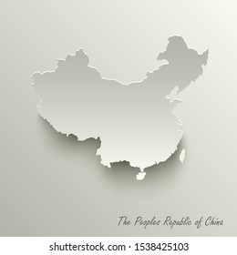 Abstract Design Map The Peoples Republic Of China Template