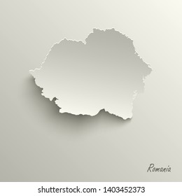 Abstract design map Romania template