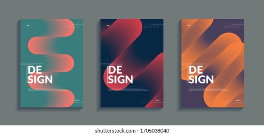 Abstract design for minimal poster template or cover. 