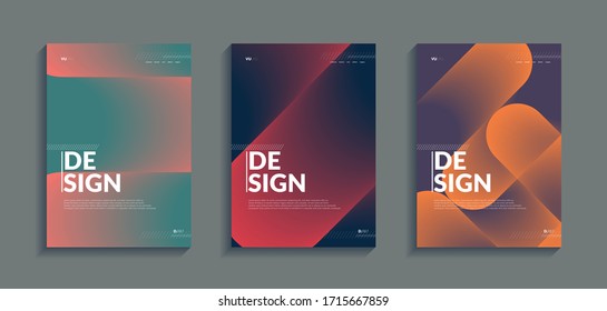 Abstract design for minimal poster template or cover. 