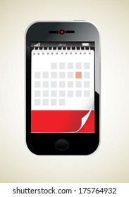 Abstract design mobile phone 