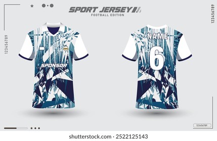 Abstract design mock up jersey for sport and t shirt