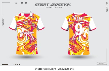 Abstract design mock up jersey for sport and t shirt