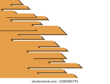 abstract design with orange color and sharp lines, seamless background