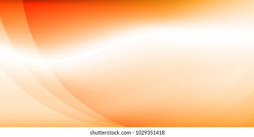 Abstract design of orange and white gradient background Vector illustration.